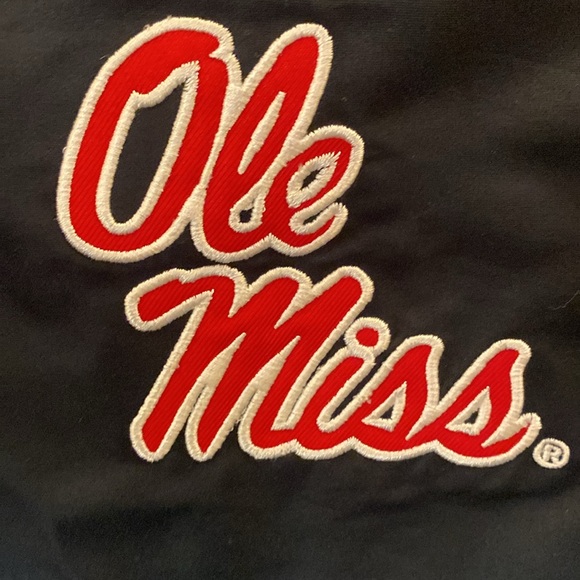 Ole Miss Rebels Jacket - Red and BlueColosseum Label fleece line official gear M - Picture 7 of 11